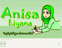 Tablet Screenshot of anisaliyanazakaria.blogspot.com