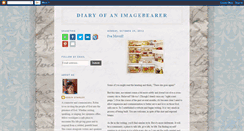 Desktop Screenshot of diaryofanimagebearer.blogspot.com