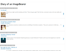 Tablet Screenshot of diaryofanimagebearer.blogspot.com