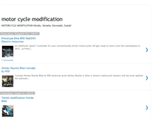 Tablet Screenshot of modificationmotorcycles.blogspot.com