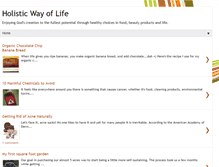 Tablet Screenshot of holisticwayoflife.blogspot.com