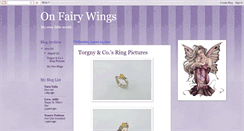 Desktop Screenshot of marie-onfairywings.blogspot.com