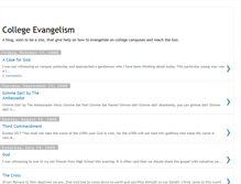 Tablet Screenshot of collegeevangelism.blogspot.com