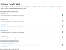 Tablet Screenshot of compartiendovidaenvidas.blogspot.com