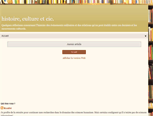 Tablet Screenshot of histoireculture.blogspot.com