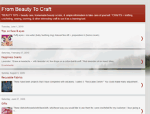 Tablet Screenshot of frombeautytocraft.blogspot.com