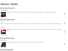 Tablet Screenshot of hemmaistallet.blogspot.com