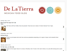 Tablet Screenshot of delatierrablog.blogspot.com