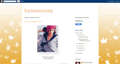 Desktop Screenshot of katiamossina.blogspot.com