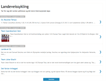 Tablet Screenshot of landeveissykling.blogspot.com