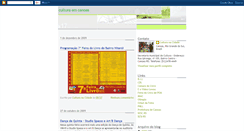 Desktop Screenshot of culturanacidade.blogspot.com