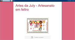 Desktop Screenshot of july-artefeltro.blogspot.com