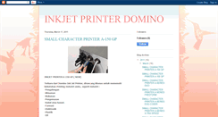 Desktop Screenshot of inkjetprinterdomino.blogspot.com