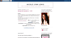 Desktop Screenshot of nicolelynnlewis.blogspot.com