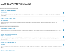 Tablet Screenshot of alinshinyanga.blogspot.com