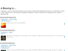 Tablet Screenshot of ablessingis.blogspot.com
