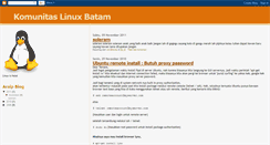 Desktop Screenshot of linuxbatam.blogspot.com