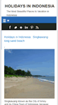 Mobile Screenshot of holidaysindonesiaplace.blogspot.com