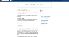 Desktop Screenshot of notengagedyet.blogspot.com