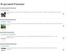 Tablet Screenshot of diquipassofrancesco.blogspot.com