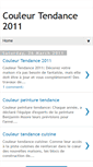 Mobile Screenshot of couleurtendance2011.blogspot.com