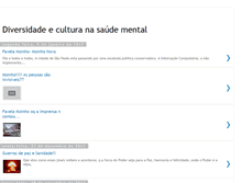 Tablet Screenshot of diversidadeculturasaudemental.blogspot.com