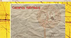 Desktop Screenshot of caminoshabitados.blogspot.com