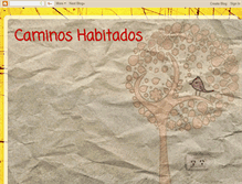Tablet Screenshot of caminoshabitados.blogspot.com