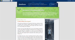 Desktop Screenshot of jeremyowinvestingexperience.blogspot.com