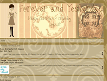 Tablet Screenshot of foreverandyesterday.blogspot.com