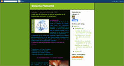 Desktop Screenshot of derechomercantilempresarial.blogspot.com