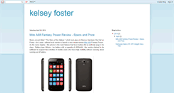 Desktop Screenshot of kelseyfoster.blogspot.com