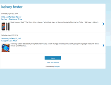 Tablet Screenshot of kelseyfoster.blogspot.com
