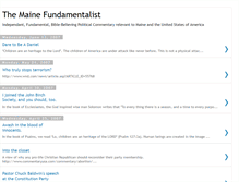 Tablet Screenshot of mainefundamentalist.blogspot.com