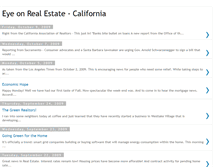 Tablet Screenshot of eyeonrealestatecalifornia.blogspot.com