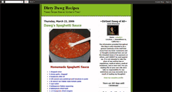 Desktop Screenshot of dirtydawgrecipes.blogspot.com