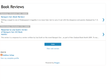 Tablet Screenshot of bookreviewsmatthew.blogspot.com