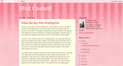 Desktop Screenshot of mintcustard.blogspot.com