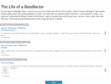 Tablet Screenshot of datedoctorslife.blogspot.com