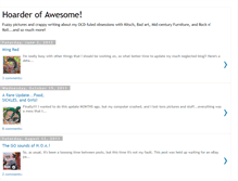 Tablet Screenshot of hoarderofawesome.blogspot.com