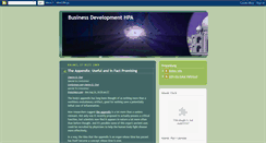 Desktop Screenshot of bizdevhpa.blogspot.com
