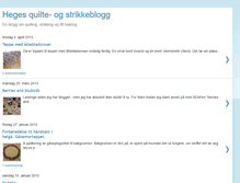 Tablet Screenshot of hegesquilteblogg.blogspot.com