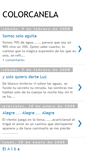 Mobile Screenshot of colorcanelaceniza-canela.blogspot.com