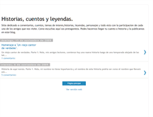 Tablet Screenshot of historiascuentosyleyendas.blogspot.com