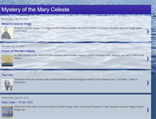 Tablet Screenshot of marycelestemystery.blogspot.com