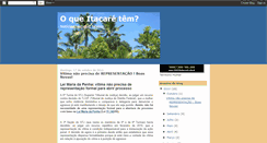 Desktop Screenshot of oqueitacaretem.blogspot.com