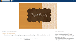 Desktop Screenshot of joyfulfrugality.blogspot.com