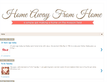 Tablet Screenshot of ahomefarfromhome.blogspot.com
