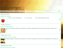 Tablet Screenshot of gloriousfoodforu.blogspot.com