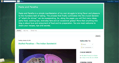 Desktop Screenshot of pastaandparatha.blogspot.com